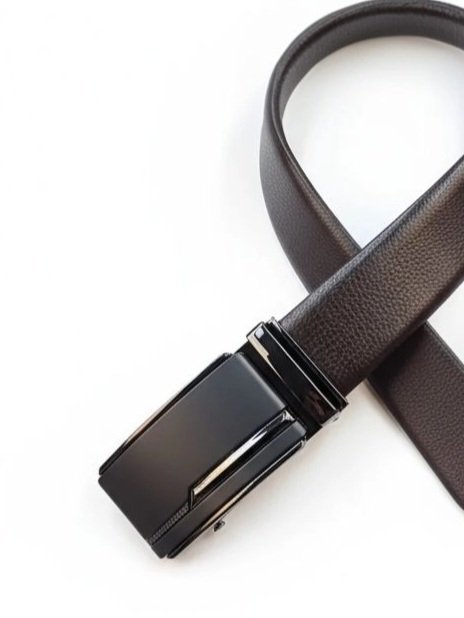 حزام رسمي بكلة سحب بني أو أسود - الصورة 3