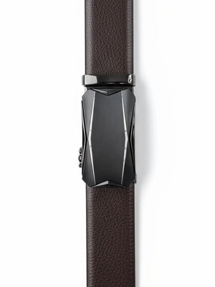 حزام رسمي بكلة سحب بني أو أسود - الصورة 3