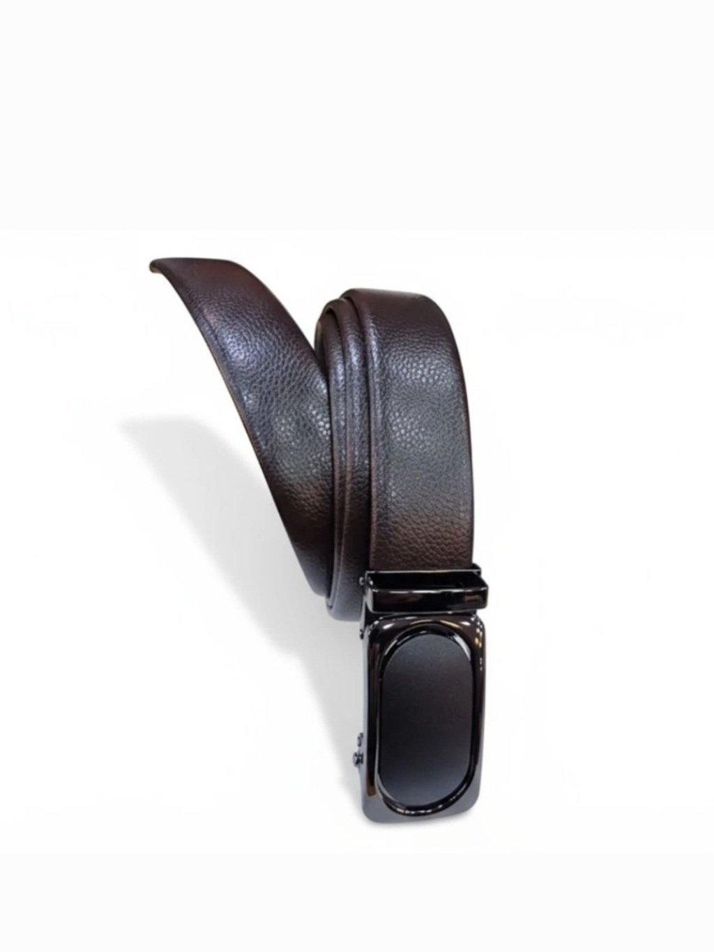 حزام رسمي بكلة سحب بني أو أسود - الصورة 3