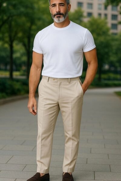 بنطلون قماش     regular fit