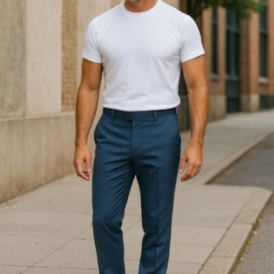 بنطلون قماش ⁦  ⁦ ⁦⁦ ⁩  regular fit⁩⁩⁩