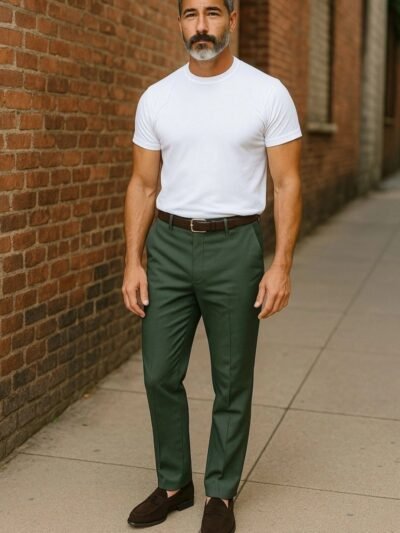 ⁦ ⁩بنطلون قماش regular fit