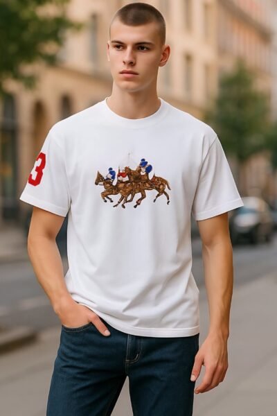 بلوزة ابيض بولو