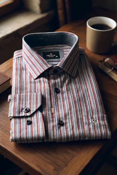 قميص رسمي مقلم كم