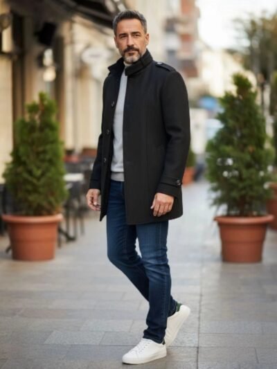 ⁦جاكيت جوخ شبابي نصف كاب⁩ - الصورة ⁦5⁩