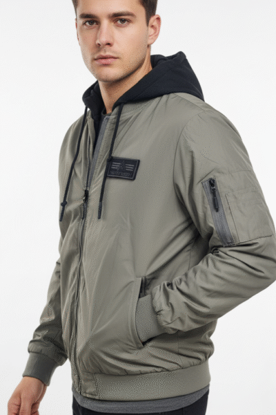 تصفيات - جاكيت الطيار شبابي زيتي